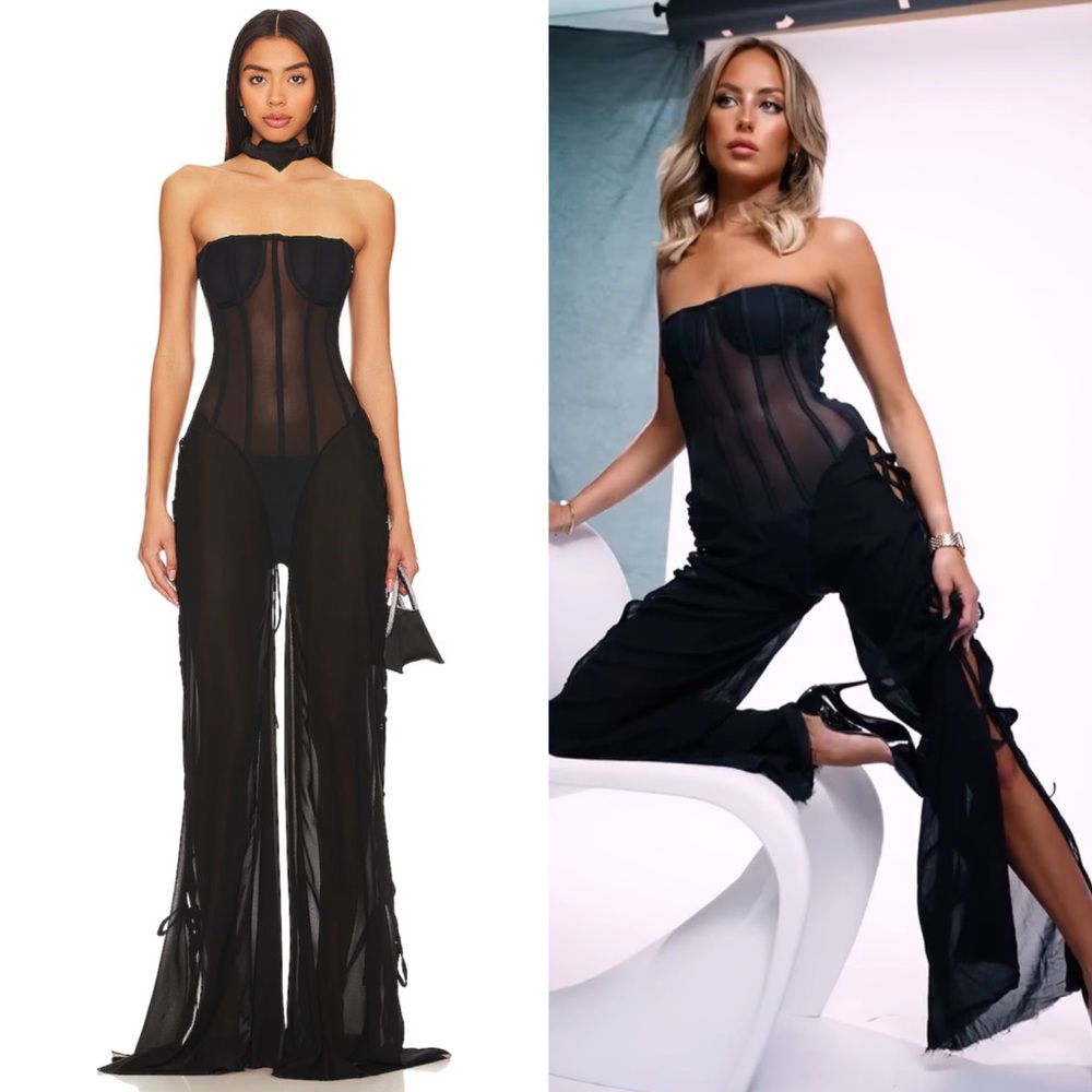 Amor Mia S & M Jumpsuit in Black Size Medium NEW! New with tags!